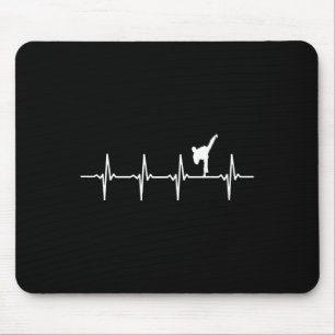 Mousepad Karate Heartbeat Para Artistas Marciais
