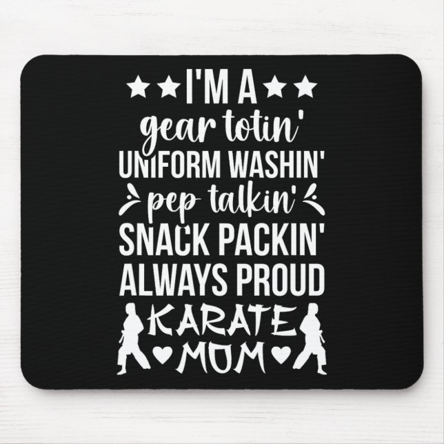 Mousepad Karate Mãe Definição Karate Mãe Karate Mãe Karate  (Frente)