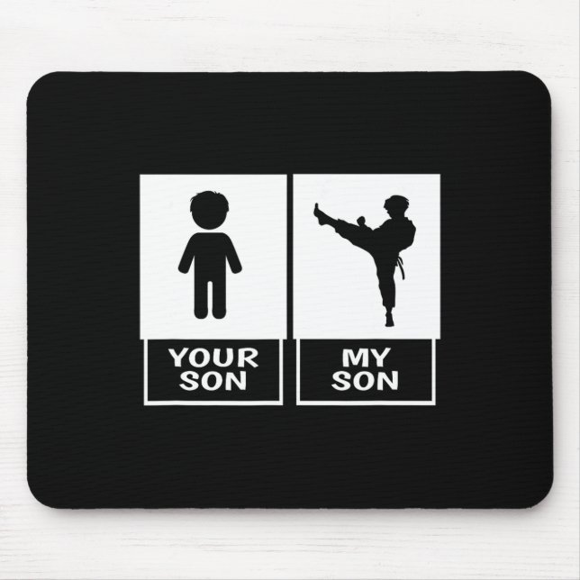 Mousepad Karate Mãe Ou Pai Seu Filho (Frente)