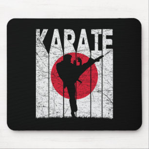 Mousepad Karate Vintage Arts Marciais Retro Karate Japonês