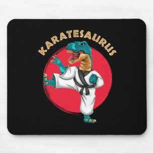 Mousepad Karatesaurus Karatê Divertido Dinossauro 