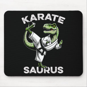 Mousepad Karatesaurus T-rex Karatê Dino Dinossauro Engraçad
