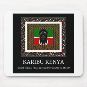Mousepad Karibu Kenya Hakuna Matata
