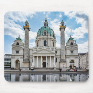Mousepad Karlskirche em Viena, Áustria