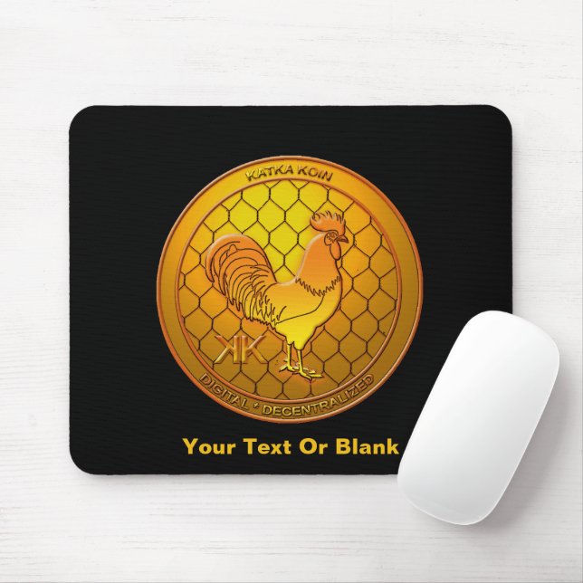 Mousepad KatkaKoin Poultry Cryptocurrency ICO (Com mouse)