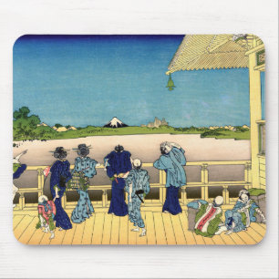 Mousepad Katsushika Hokusai - Sala de Sazai, Temple 500 Rak