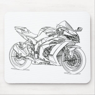 Mousepad Kaw Ninja ZX10R 2016