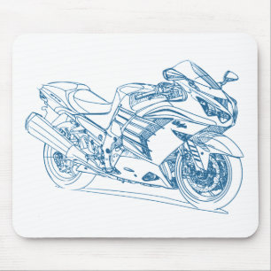 Mousepad Kaw Ninja ZX14R 2012