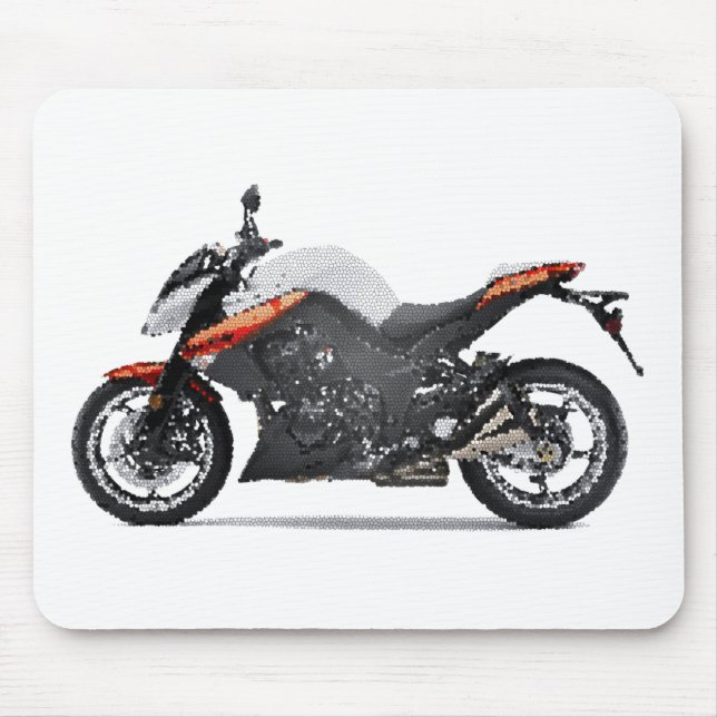 Mousepad Kaw Z1000 gen3 2009+ rachado (Frente)