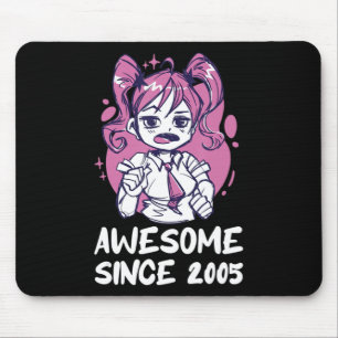 Mousepad Kawaii Anime Merch the Birthday Girl Year Old Bor