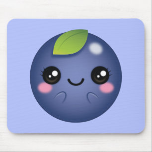 Mousepad Kawaii Blueberry