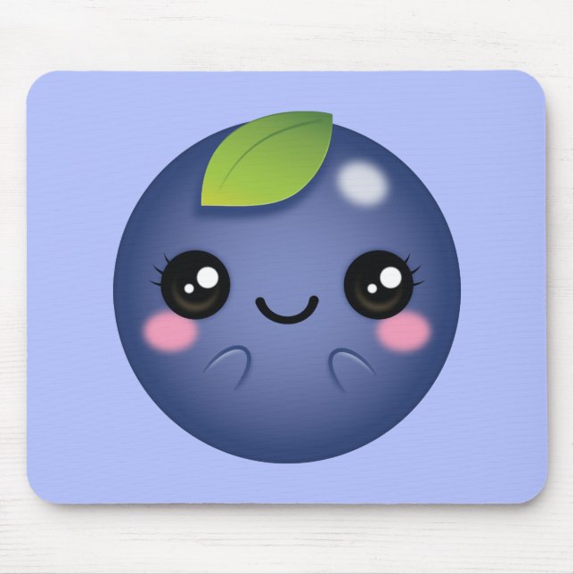 Mousepad Kawaii Blueberry (Frente)