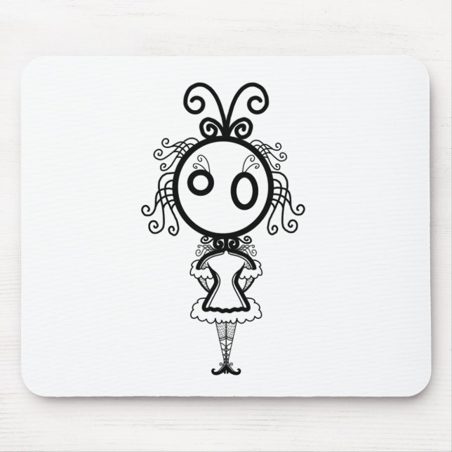 Mousepad Kawaii Cartoon Girl (Frente)