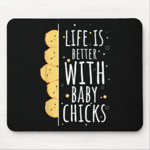 Mousepad Kawaii Chicken Farming Primavera Ba