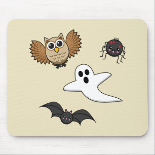 Mousepad Kawaii Creatures Noturnas Cerrantes