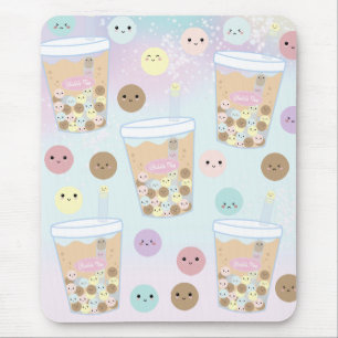 Mousepad Kawaii Cute Bubble Pearl Milk Tea Tapioca