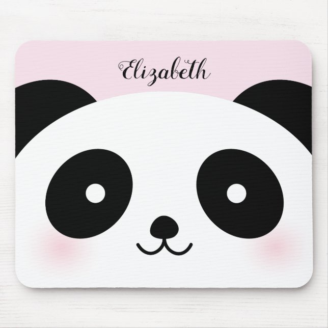 Mousepad Mouse personalizado com desenho fofo de urso panda