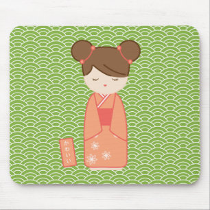 Mousepad Kawaii Kokeshi