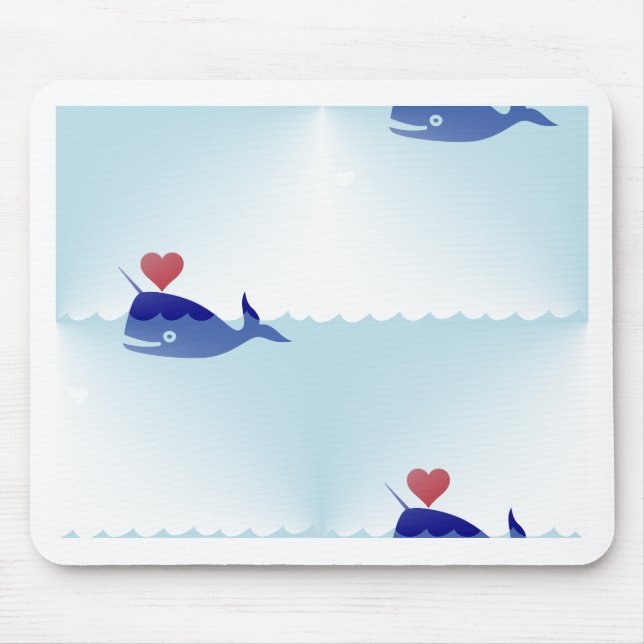 Mousepad kawaii narwhal (Frente)