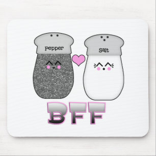 Mousepad Kawaii Salt n Pepper BFF