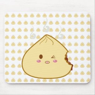 Mousepad Kawaii "SioPao" Meatbun Bitemark