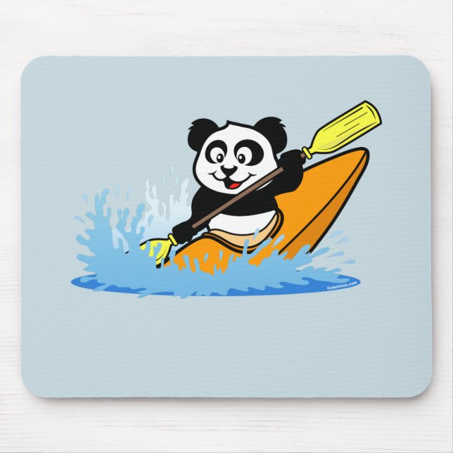 Mousepad Kayaking Panda (Frente)