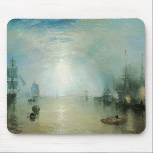 Mousepad Keelmen Heaving Coals, Luz de Lua de Joseph Turner