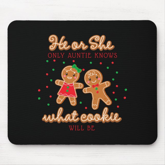 Mousepad Keeper Of The Gender Reveal Gingerbread Auntie  (Frente)