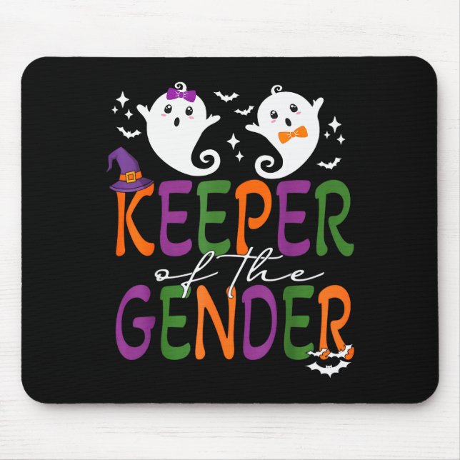 Mousepad Keeper Of The Gender Reveal Halloween Pregnancy An (Frente)