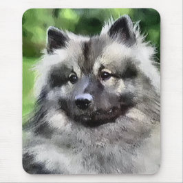 Mousepad Keeshond Art Gifts