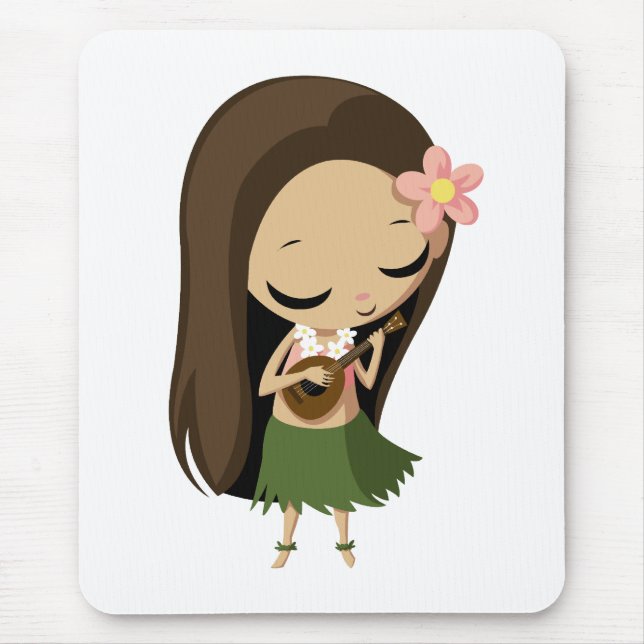 Mousepad Keilana a menina de Hula (Frente)