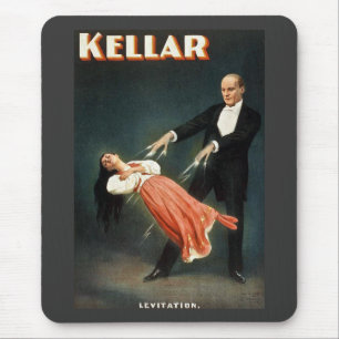 Mousepad Kellar a levitação do mágico - anúncio do vint