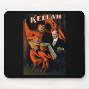 Mousepad Kellar a mágica do vintage do mágico