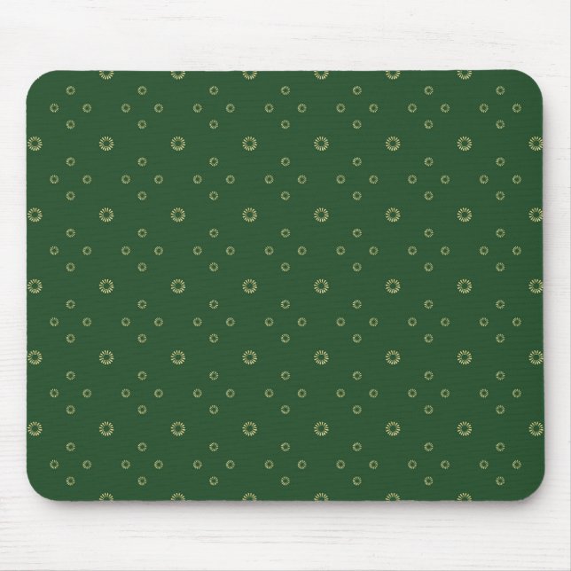 Mousepad Kelly Verde | Zínia Dourada do Sol (Frente)