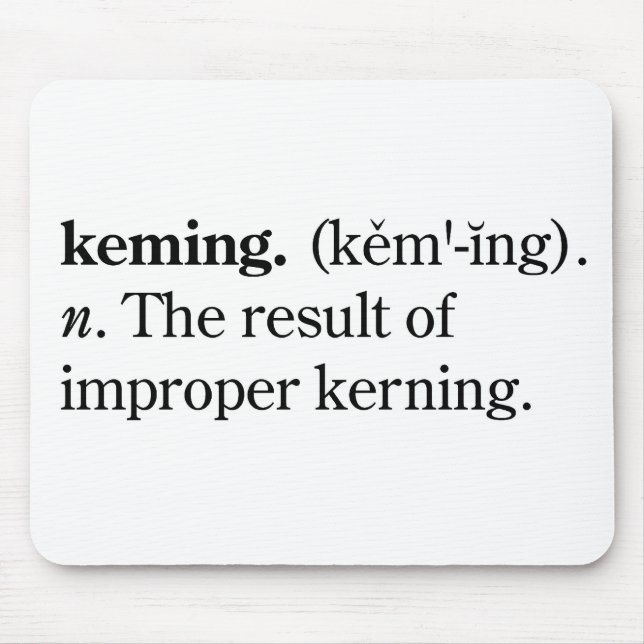 Mousepad Keming (Frente)