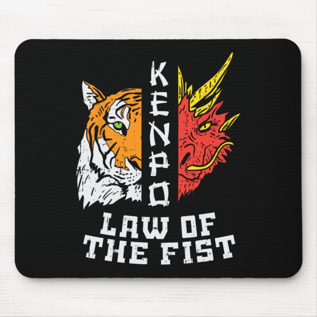 Mousepad Kempo Karate Men Wo (Frente)