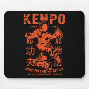 Mousepad Kenpo Karate Martiage Arts Vintage Estilo Retroati