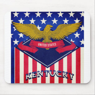 Mousepad Kentucky USA Flag