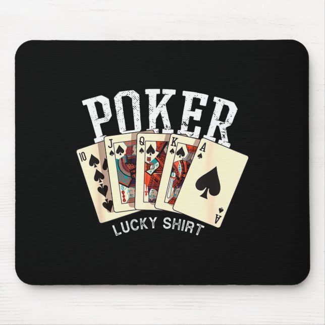 Mousepad Ker Lucky Shirt Ker Player Gambling Funny Ker  (Frente)