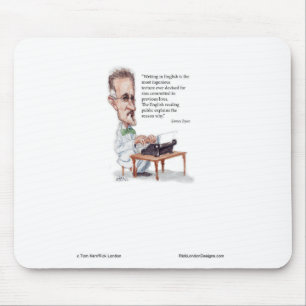 Mousepad Kerr/London James Joyce & English Is Torture Cote