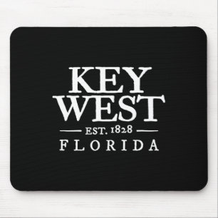 Mousepad Key West Flórida Camiseta Letra Meninos Meninas Ho