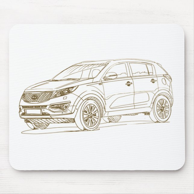 Mousepad Kia Sportage 2014 (Frente)