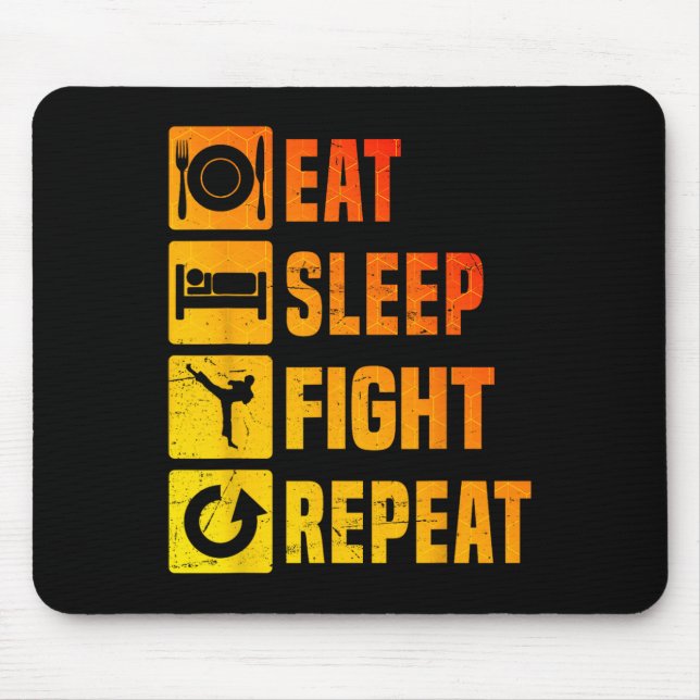 Mousepad Kickboxer Masculino Kickbox Kickboxing Boxe  (Frente)