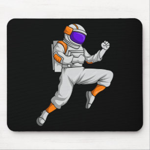 Mousepad Kickboxing Astronauta Kickboxer Espaço Exterior Ca