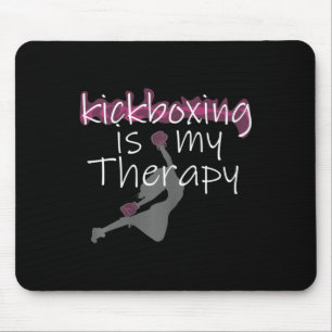 Mousepad Kickboxing Feminino é Minha Terapia , Kickboxin