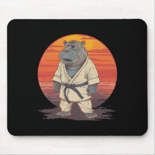 Mousepad Kickboxing Hippo Artes Marciais Caratê Jiu-jitsu M