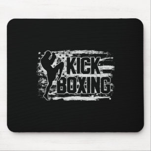 Mousepad Kickboxing Kickboxer EUA Bandeira Americana Presen