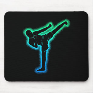 Mousepad Kickboxing Kickboxer Karate Taekwondo Crianças Men