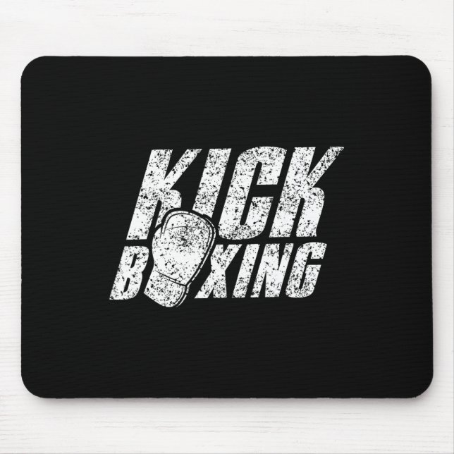 Mousepad Kickboxing Kickboxer Kickbox Boxe Boxe Marcial A (Frente)