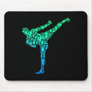 Mousepad Kickboxing Kickboxing Taekwondo Caratê Meninos Cri